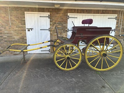 Lot 73 - FOUR WHEEL DOG CART