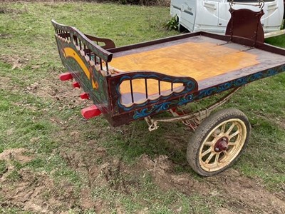 Lot 90 - BRADFORD FLAT CART made by Terry Hansell of Cornwall