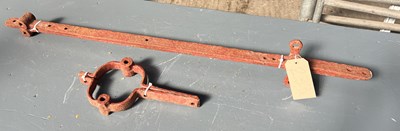 Lot 233 - Spring hangers for a London trolley or dray