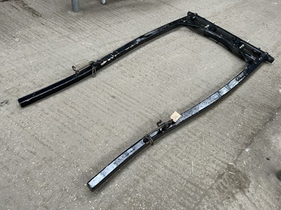 Lot 246 - Set of black painted shafts with fittings