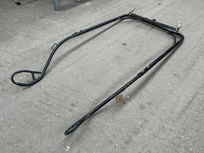 Lot 247 - Set of black metal shafts with swingletree