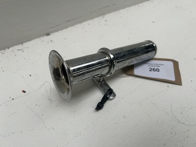 Lot 260 - White metal whip holder. This lot carries VAT.
