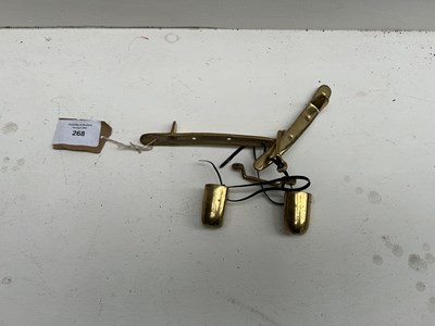 Lot 268 - Set of brass shaft fittings. This lot carries VAT.