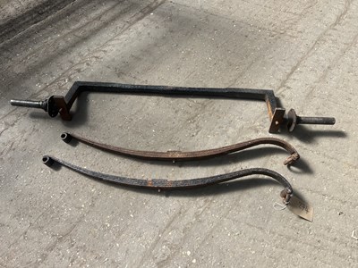Lot 274 - Two springs and a crank axle