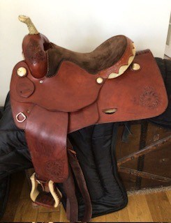 Lot 304 - Ray Cooper 15" Western saddle
