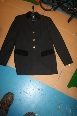 Lot 322 - Lady's black riding jacket, size 38, new
