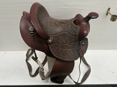 Lot 348 - 16" western saddle. This lot carries VAT.