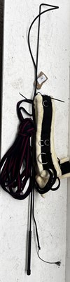 Lot 354 - Lunge whip and rein. This lot carries VAT.