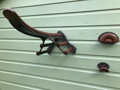 Lot 365 - Musgrave of Belfast side saddle, bridle and rein racks
