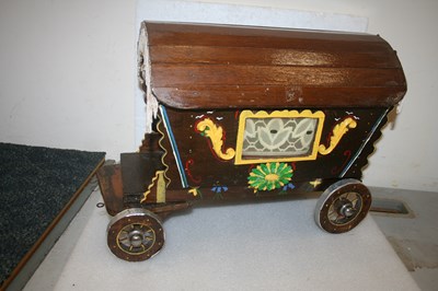 Lot 537 - Model of a Gypsy caravan