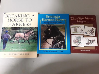 Lot 560 - Collection of driving books by Sallie Walrond