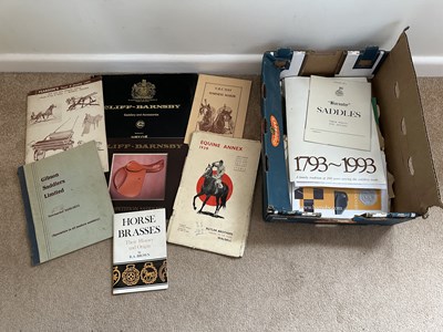 Lot 565 - Saddlery catalogues