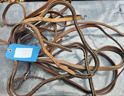 Lot 677 - Two sets of driving reins