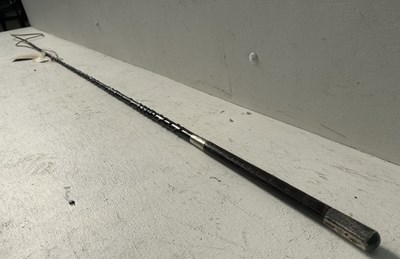 Lot 696 - Holly whip by Swaine & Adeney, silver ferrule engraved 'G Dunkley from F Mathews, August 9th 1902' with silver butt hallmarked London 1900