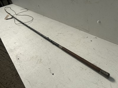 Lot 701 - Holly whip by Swaine & Adeney, engraved with 'A', Viscount's coronet and '1st Life Guards, 1917'