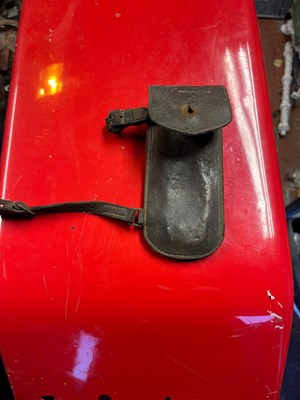 Lot 713 - Huntsman's original leather knife case