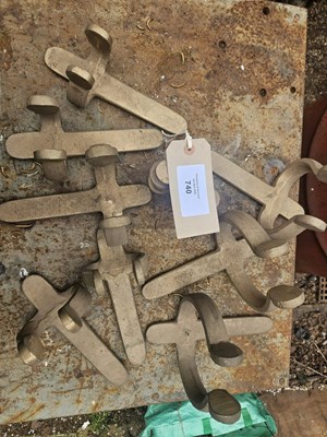 Lot 740 - Set of four globe hangers
