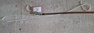 Lot 789 - New Fleck cob size bamboo driving whip