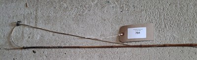 Lot 791 - Cob size holly driving whip stamped Swaine & Adeney of Piccadilly, London