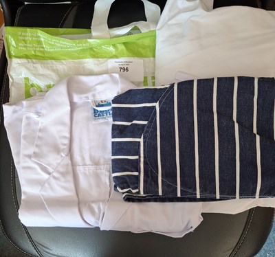 Lot 796 - Two Livestock coats with two butchers aprons