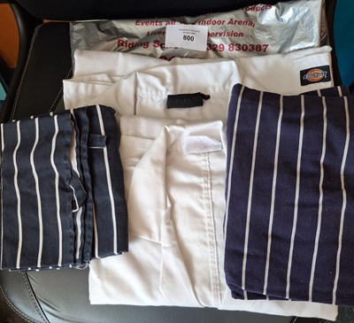 Lot 800 - Two Livestock coats with two butchers aprons