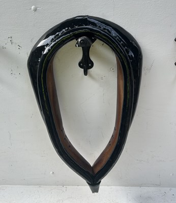 Lot 812 - 26.5" black leather collar