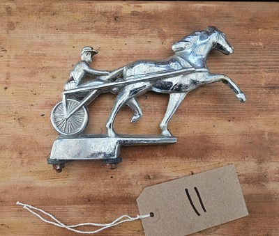 Lot 858 - Chrome trotter car mascot