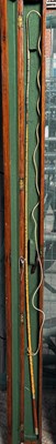 Lot 894 - Holly whip in wooden box