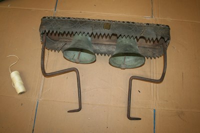Lot 936 - Pair set of latten/rumbler bells by Robert Wells