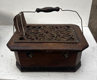 Lot 952 - Carriage foot/hand warmer