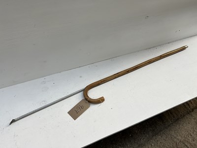 Lot 967 - Measuring walking stick