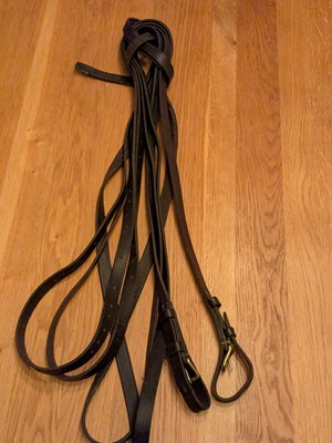 Lot 973 - Pony tandem leader reins
