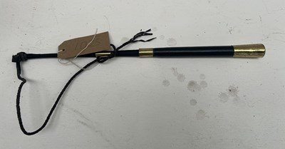 Lot 1025 - In-hand whip with brass ferrules. This lot carries VAT.