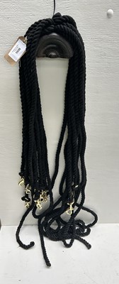 Lot 1026 - Ten leadropes. This lot carries VAT.