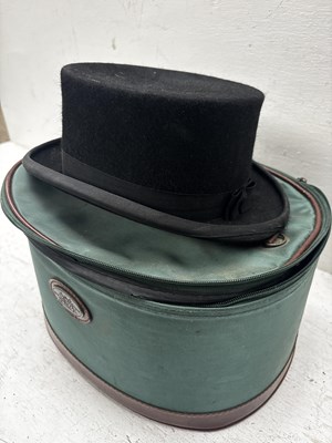 Lot 1040 - Top hat, size 7 1/8. This lot carries VAT.