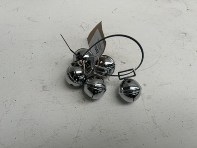 Lot 1047 - Five harness bells. This lot carries VAT.