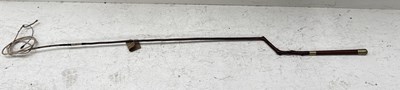 Lot 1135 - Holly driving whip with a dog-leg by Swaine & Adeney of London. This lot carries VAT.