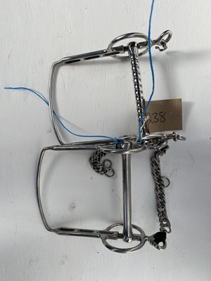 Lot 1238 - Pair of 6" Liverpool bits with bars