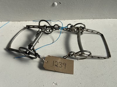 Lot 1239 - Two Liverpool bits with bottom bars, 5.5" & 6"