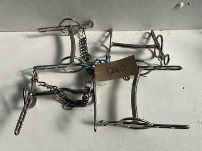 Lot 1240 - Four Liverpool bits, 5 3/4", 6.5", 6" & 6 1/.4"