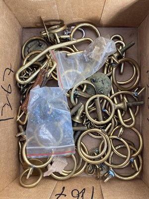 Lot 1267 - Quantity of brass harness fittings
