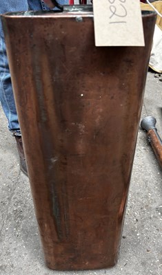 Lot 1321 - Copper foot warmer