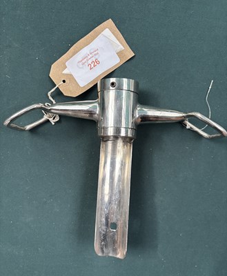 Lot 226 - Stainless steel pole head. This lot carries VAT.