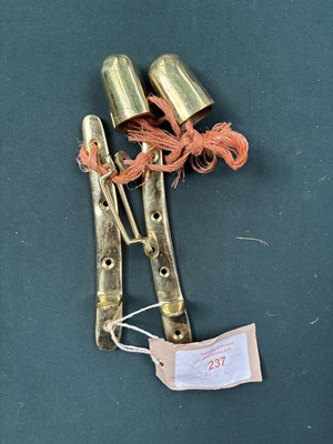 Lot 237 - Brass shaft fittings. This lot carries VAT.