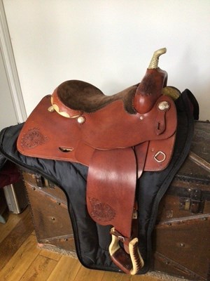 Lot 358 - 15" Ray Cooper western saddle