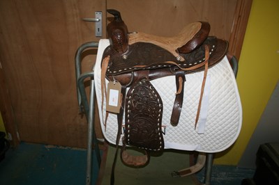 Lot 366 - Childs Western saddle