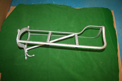 Lot 372 - Original saddle rack for a side saddle