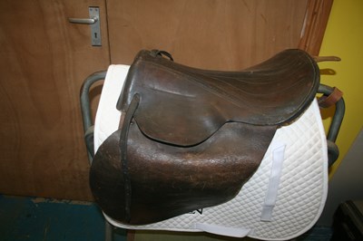 Lot 374 - Military saddle