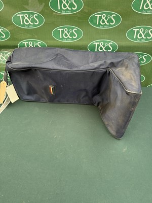 Lot 394 - Ladies long black riding boots with zip up boot bag, size 36 (3)