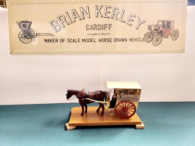 Lot 518 - Bakers Van Model Signwritten Silvester & Son Splott Bakery secured to base (34x15x19)
